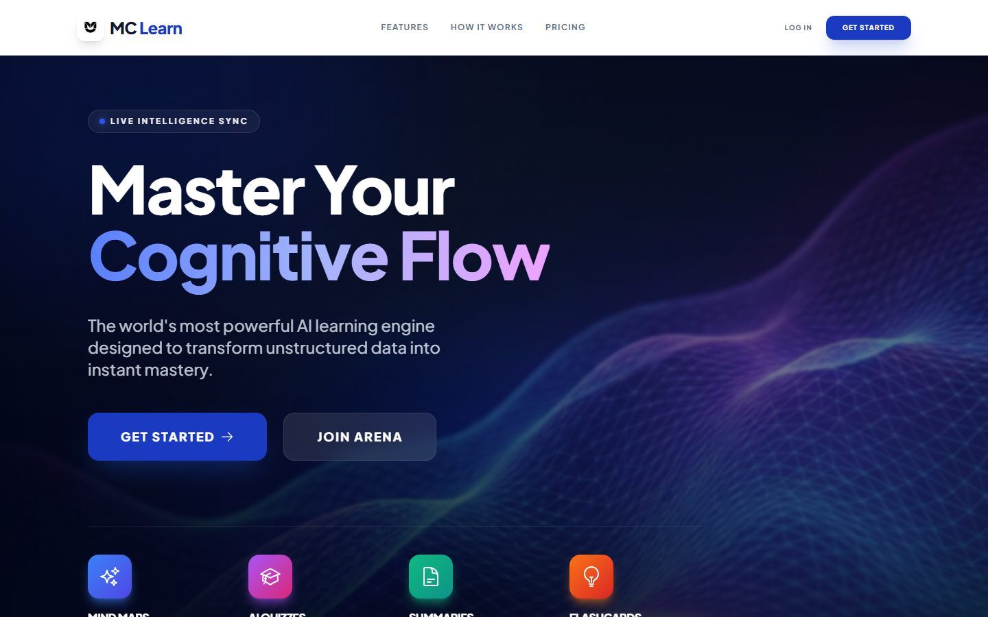 MC Learn — Turns academic PDFs into flashcards, quizzes and mind maps — with a global quiz arena