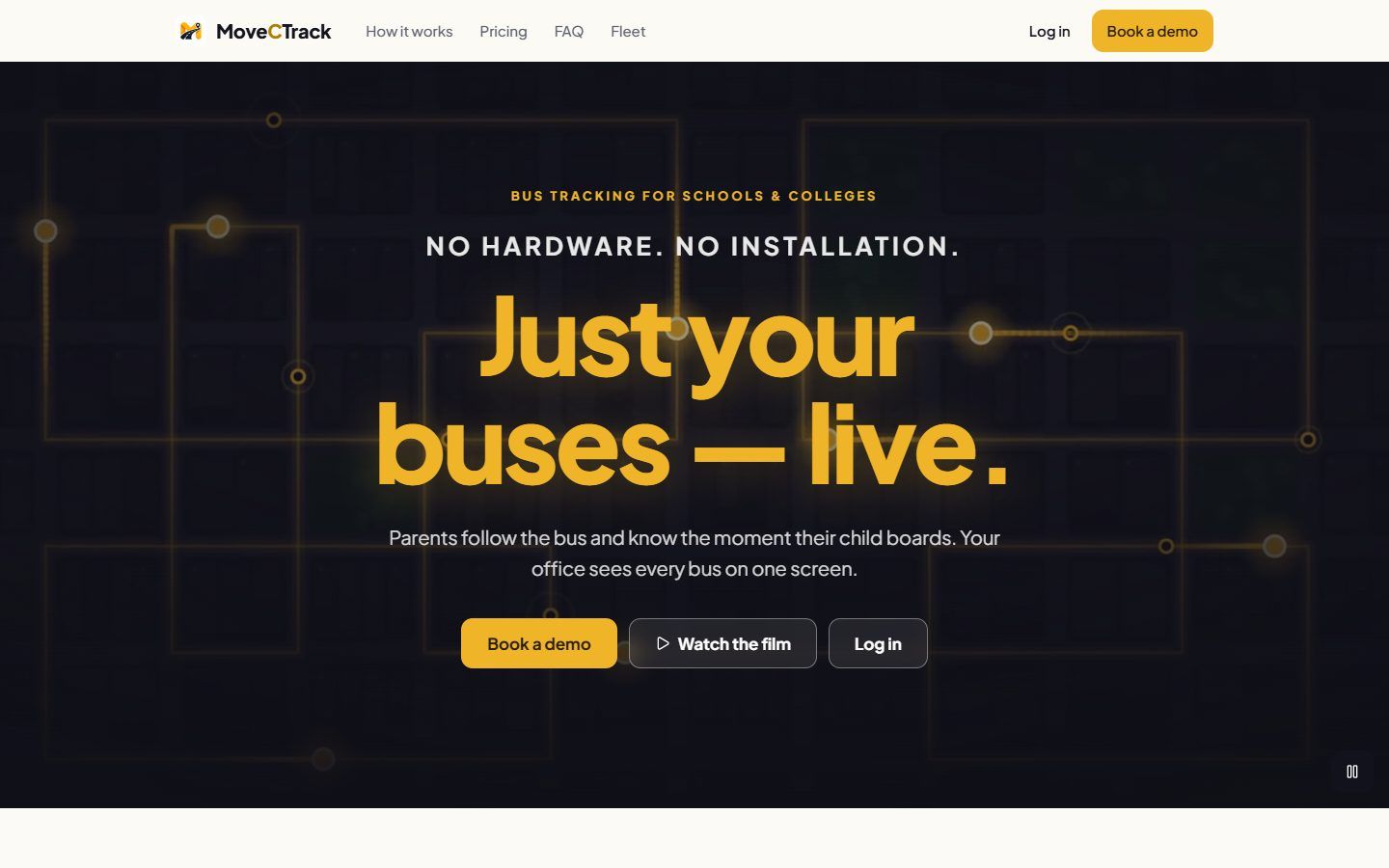 MoveCTrack — My startup: live bus tracking for schools and colleges